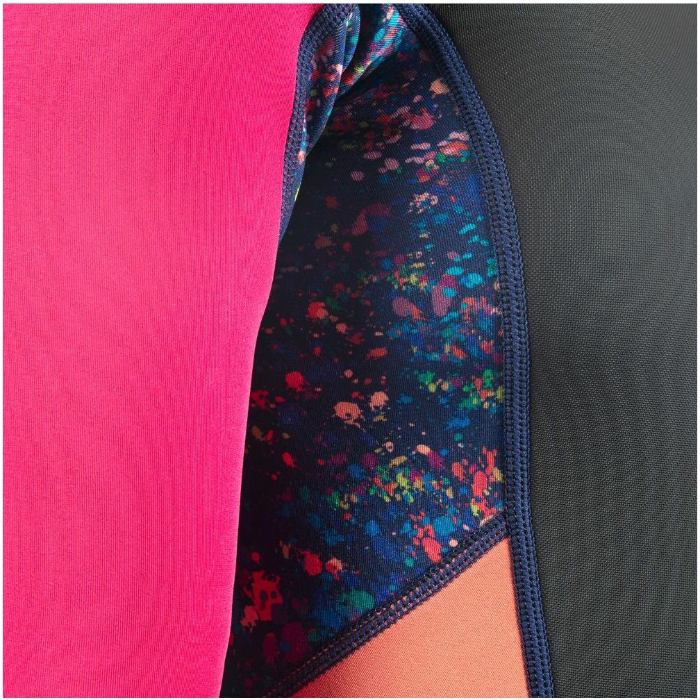 2025 Gul Junior Response 3/2mm Flatlock Back Zip Wetsuit RE1323-C1 - Blue / Rose